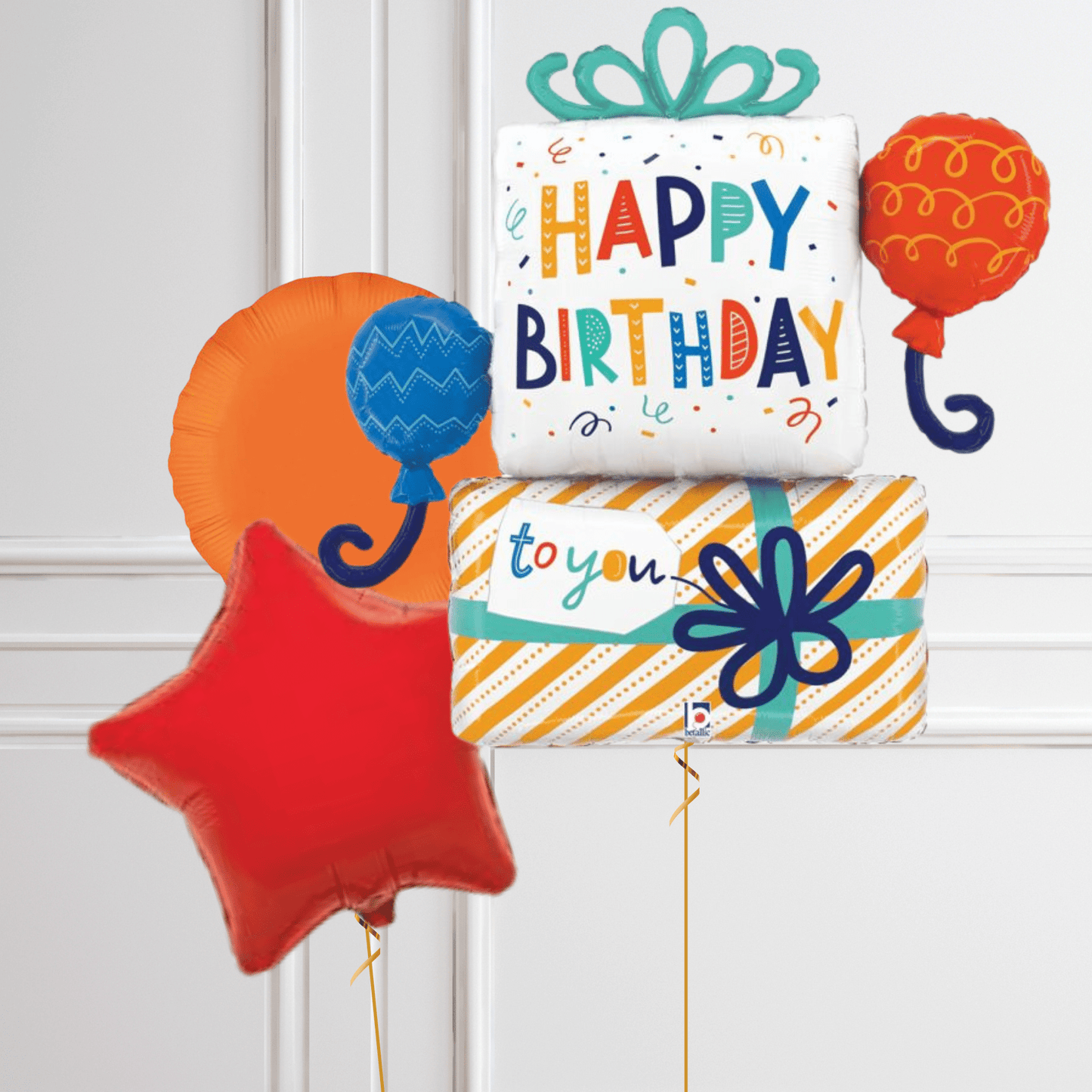 Birthday Gift Balloons Foil Balloon Package | The Party Hut