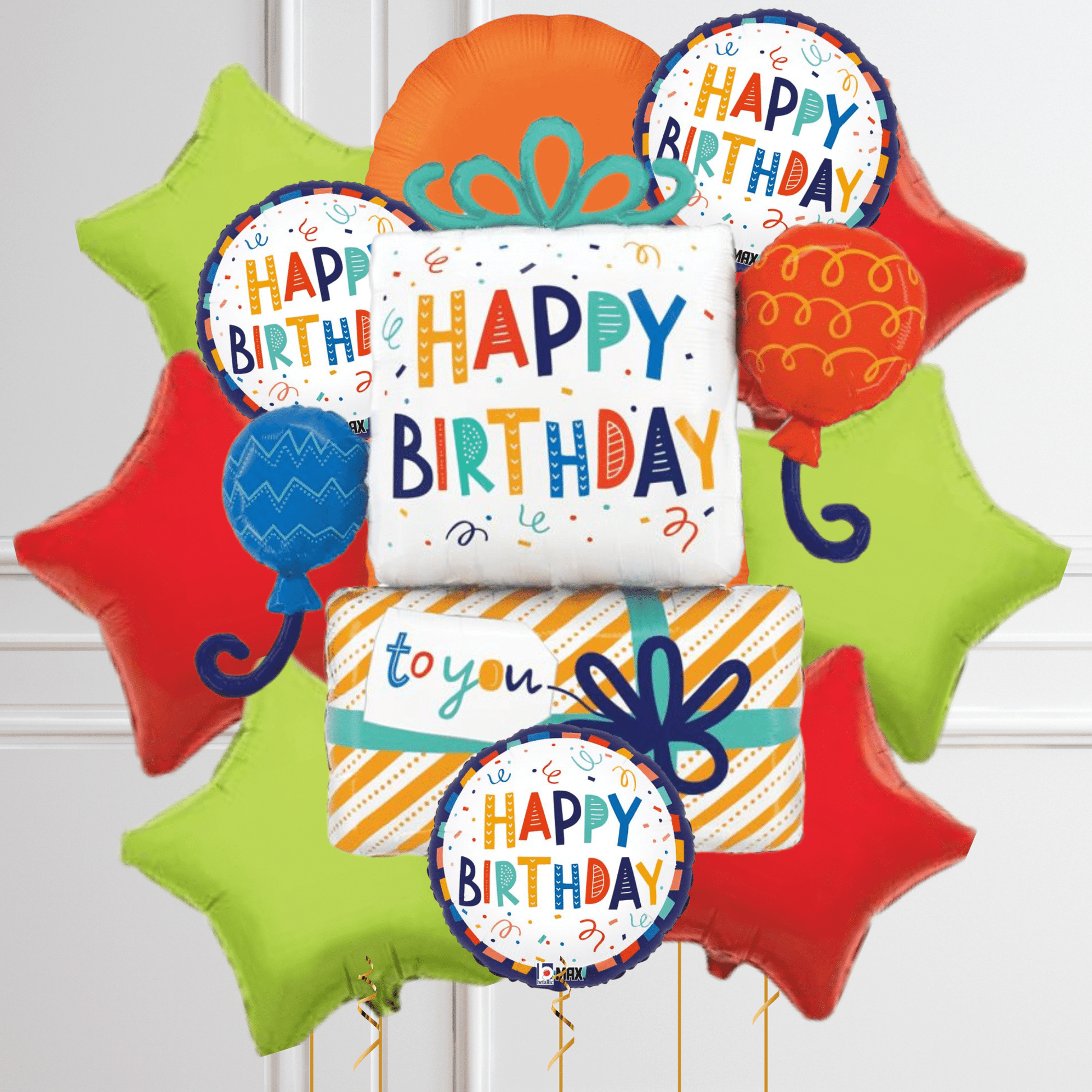 Birthday Gift Balloons Foil Balloon Package