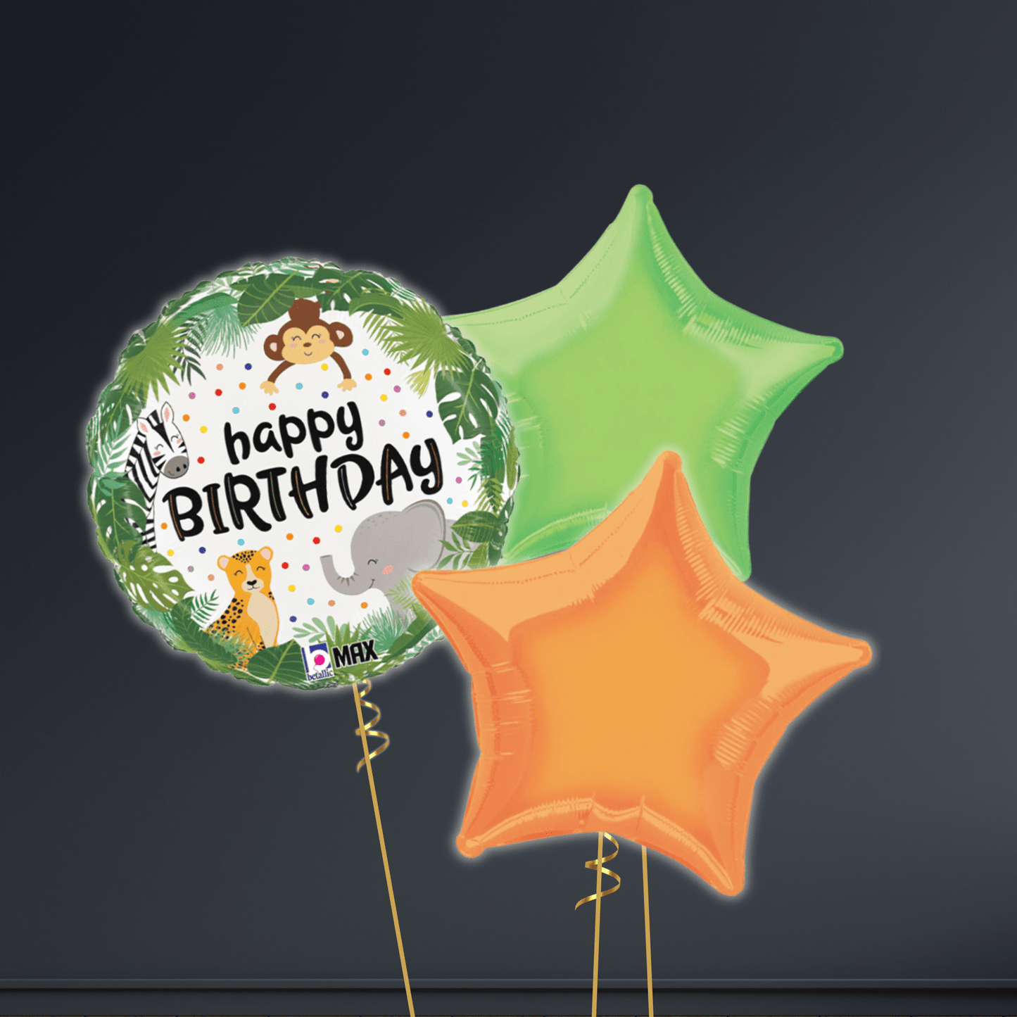 Birthday Jungle Round Foil Balloon – 18” | The Party Hut