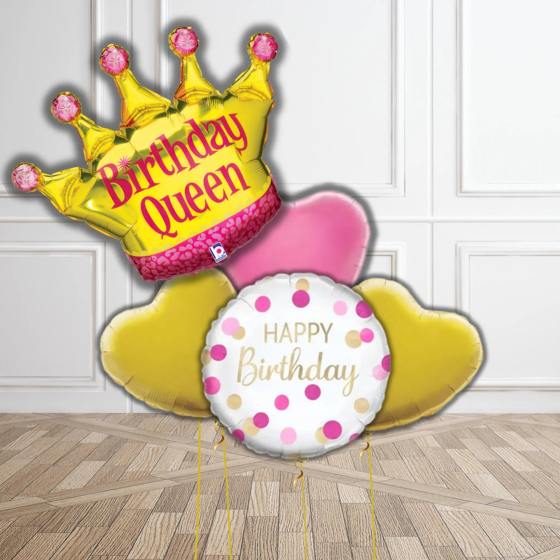 Birthday Queen Balloon Bouquet Set