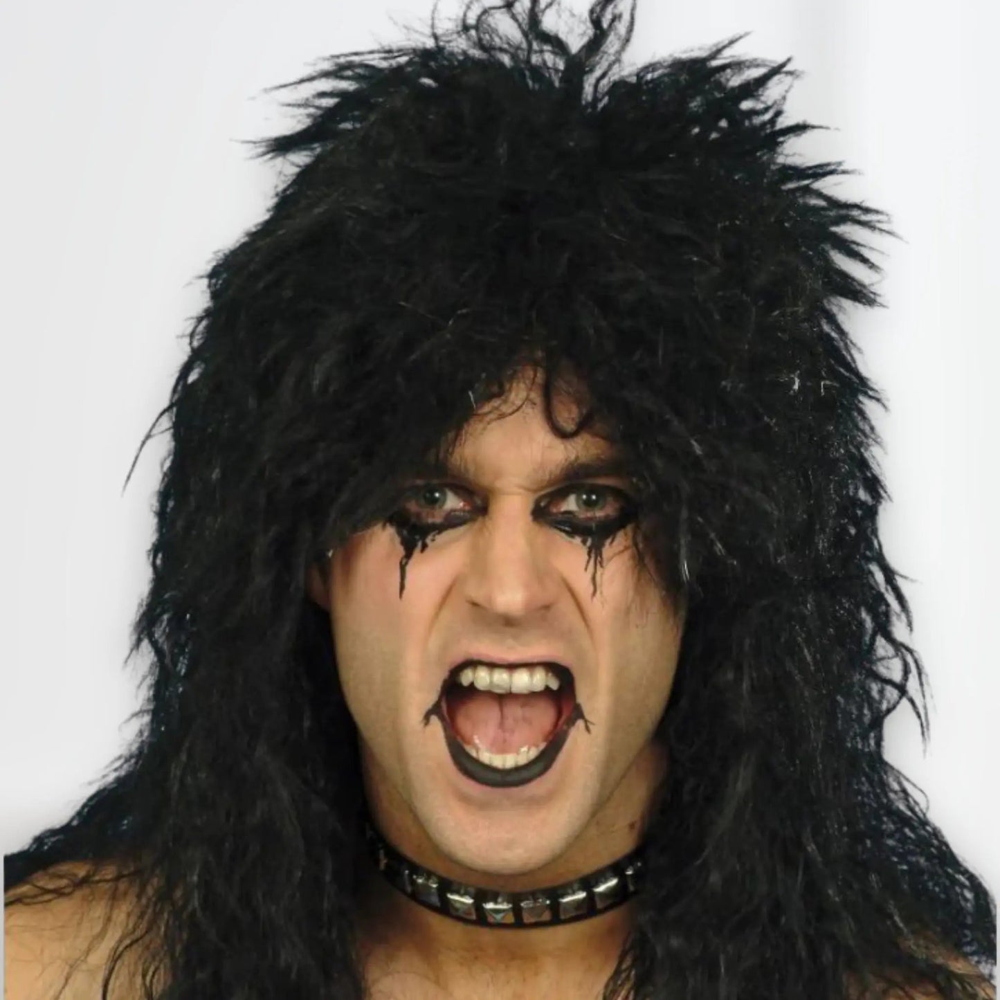 Black Hard Rocker Wig | The Party Hut