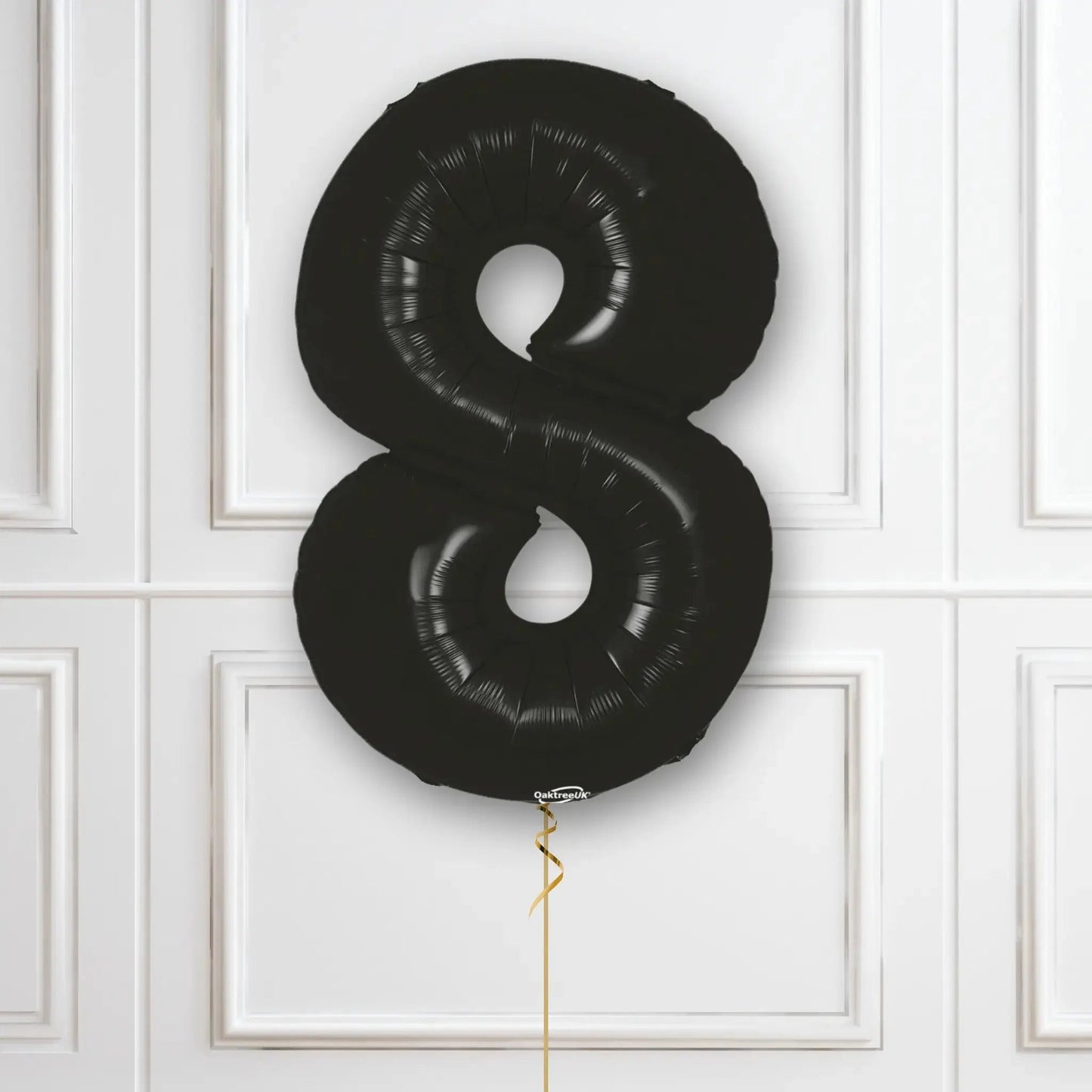 Black Number Balloons - 34", With Helium | The Party Hut