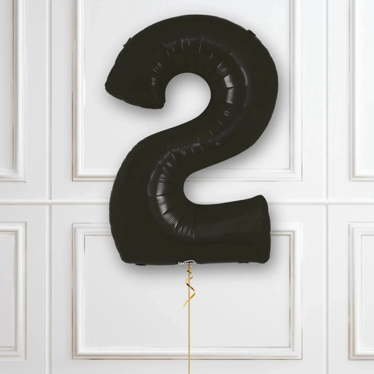 Black Number Balloons - 34", With Helium | The Party Hut