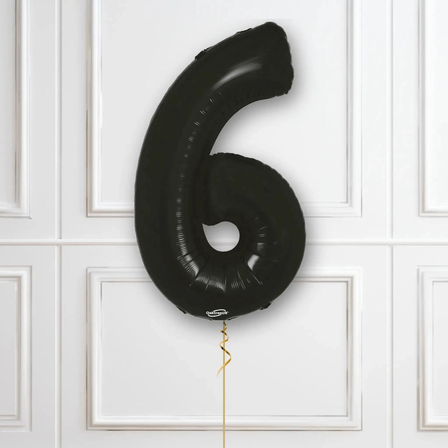 Black Number Balloons - 34", With Helium | The Party Hut