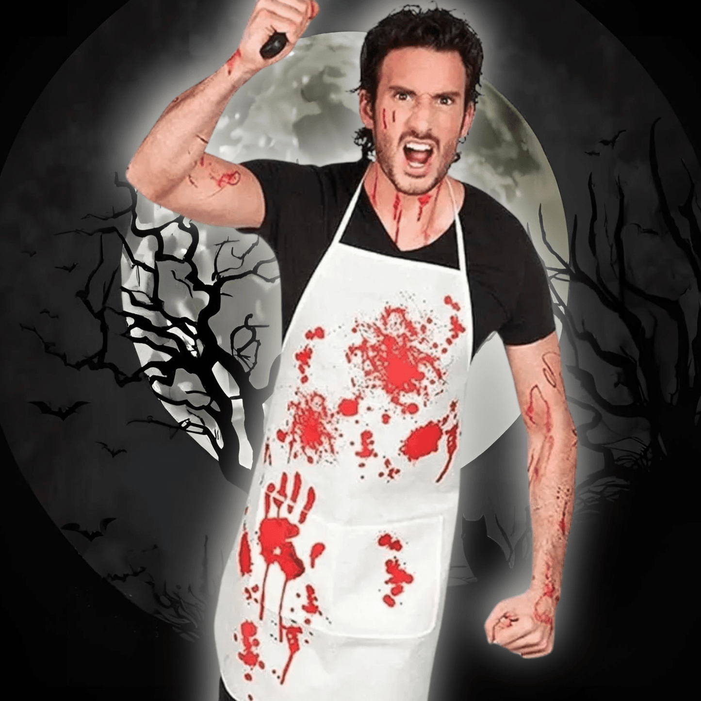 Bloody Butcher Apron - Gruesome Horror Accessory | The Party Hut