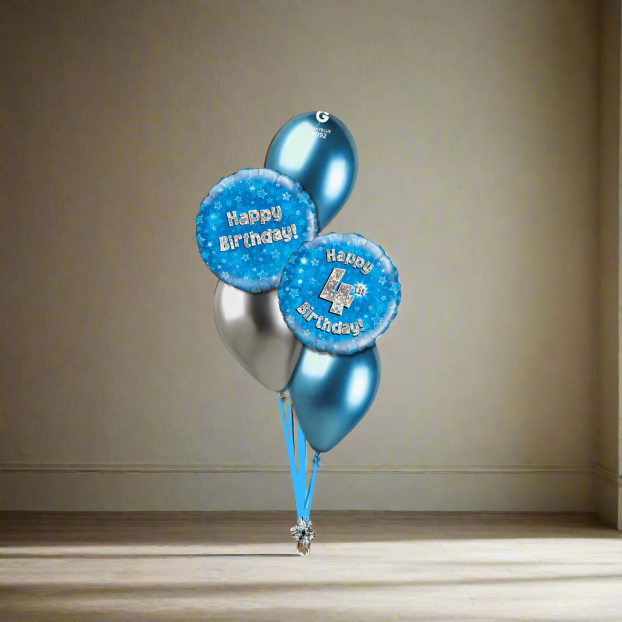 Blue Sparkle Balloon Display | The Party Hut