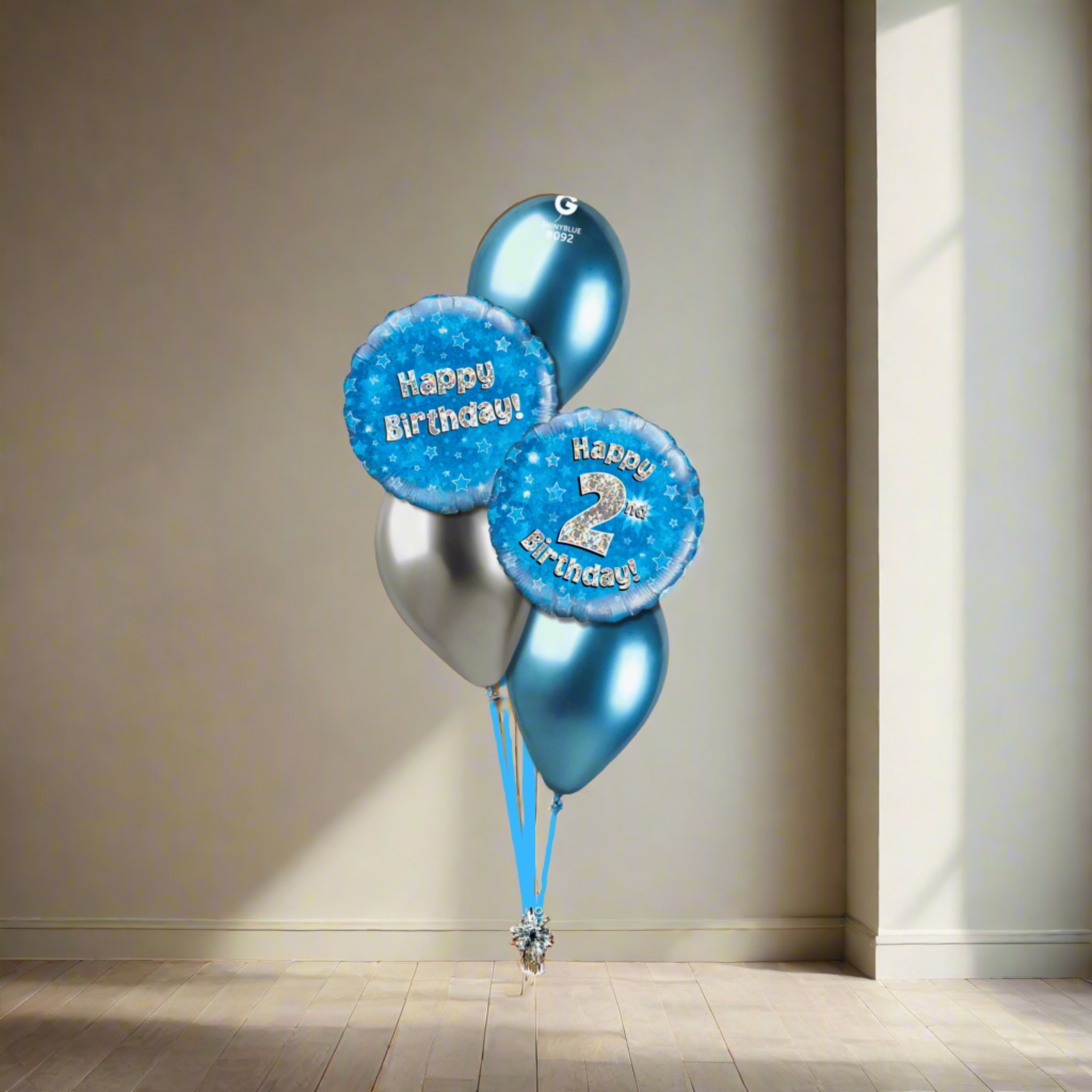 Blue Sparkle Balloon Display | The Party Hut