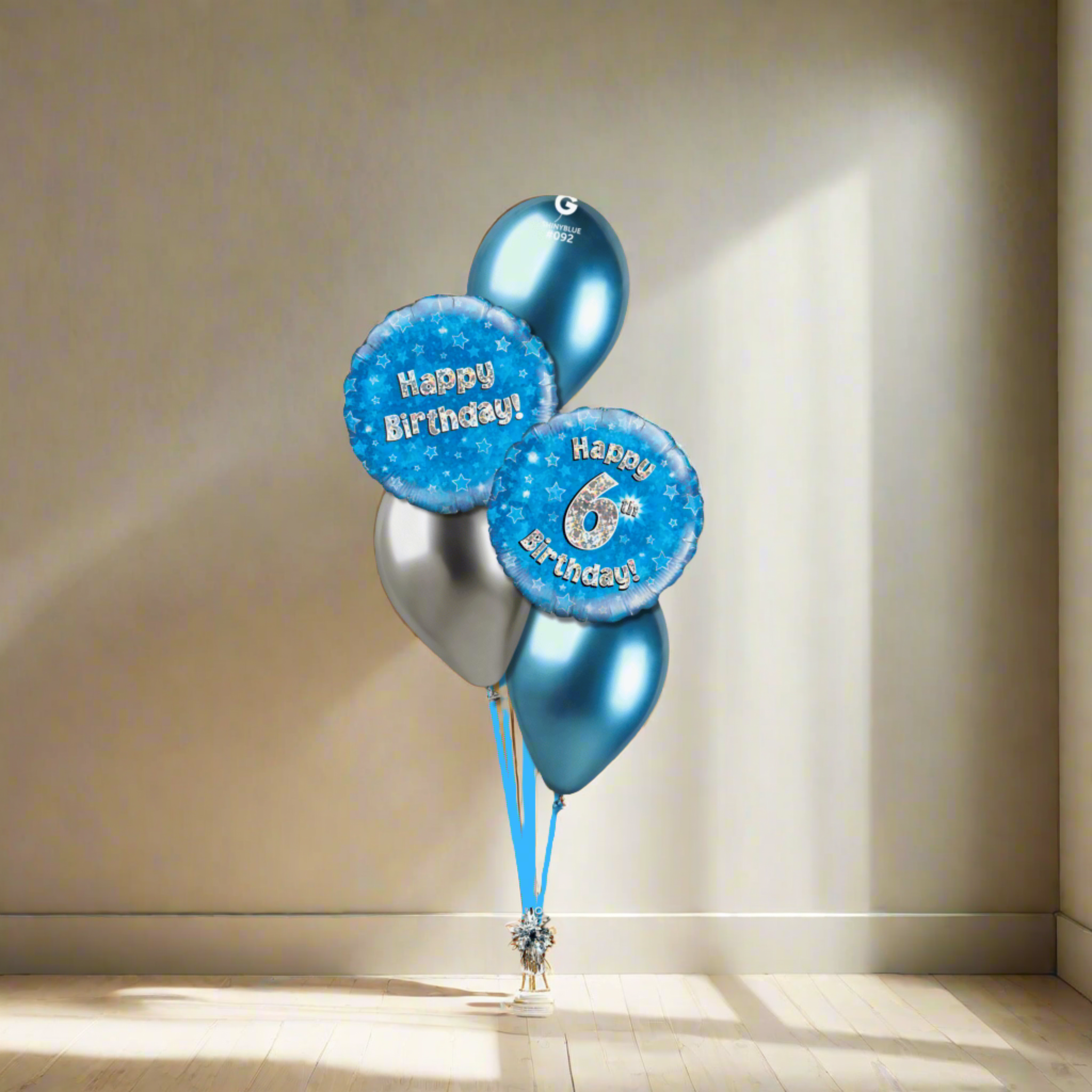 Blue Sparkle Balloon Display | The Party Hut