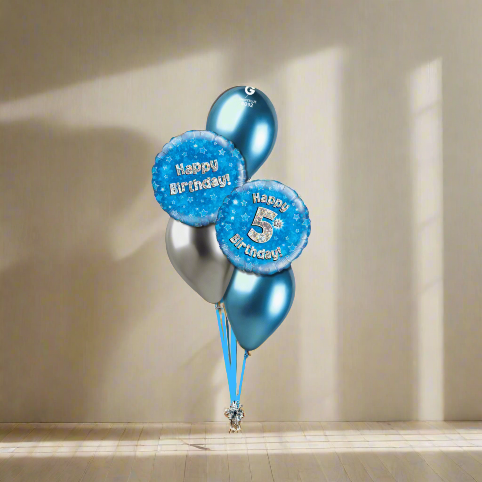 Blue Sparkle Balloon Display | The Party Hut