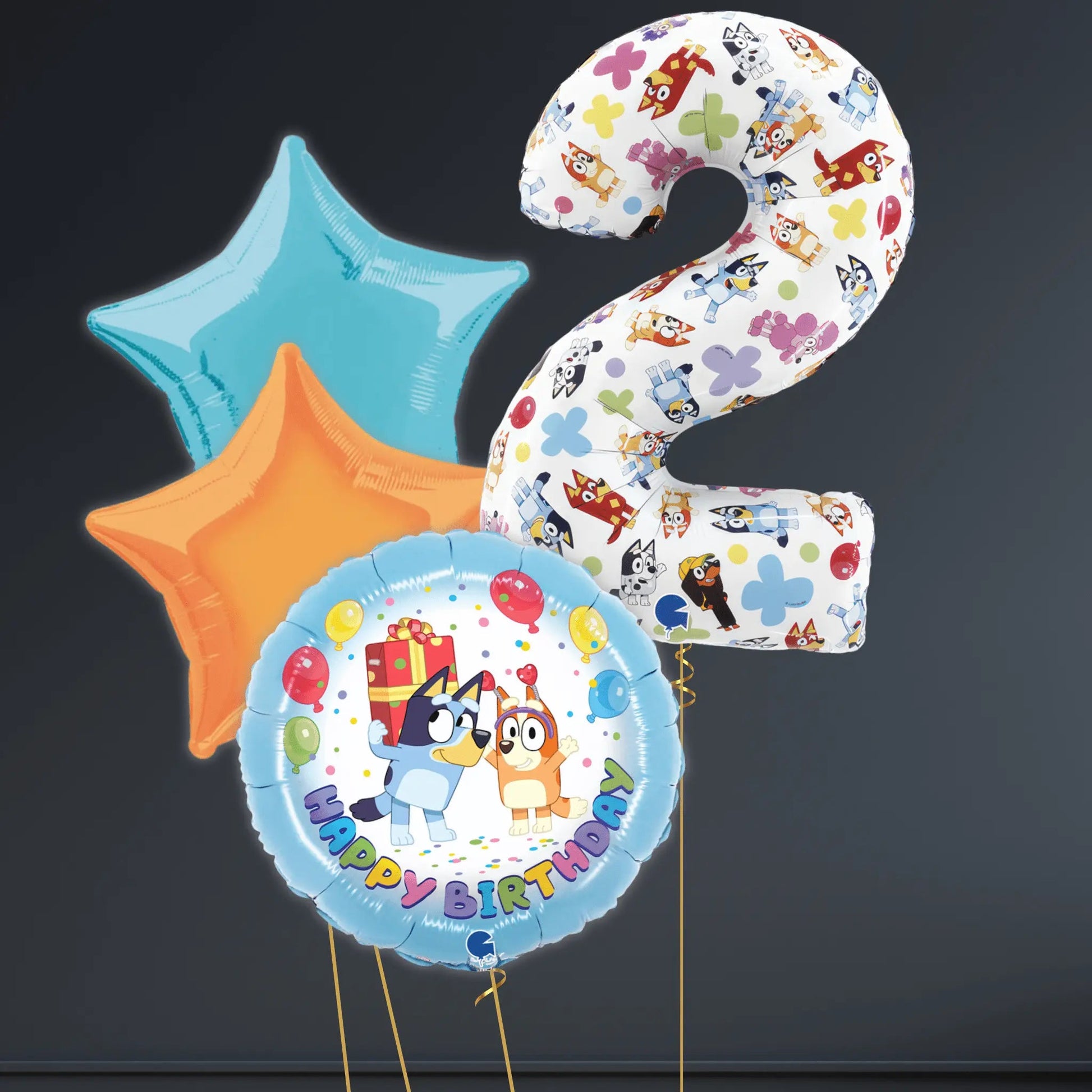 Bluey Number Two Foil Balloon – 26”