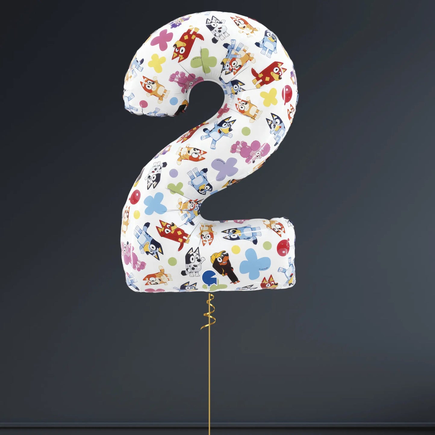 Bluey Number Two Foil Balloon – 26” | The Party Hut