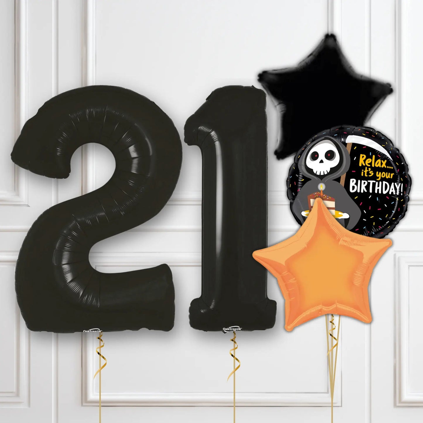 Bold 21st Birthday Balloon Package | The Party Hut