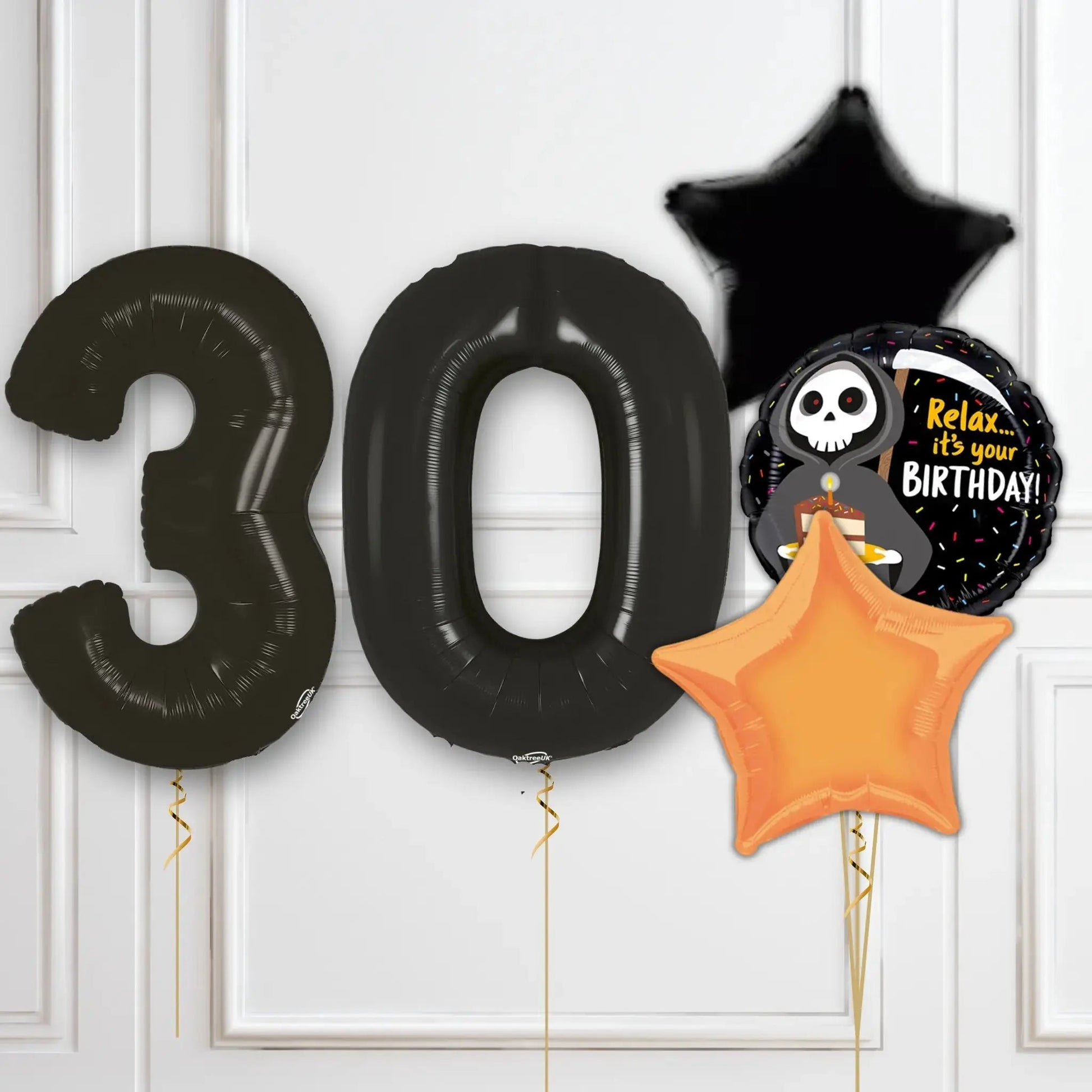 Bold 30th Birthday Balloon Package