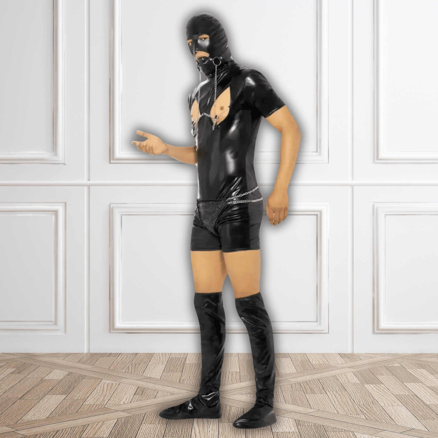 Bondage Gimp Costume - Dark and Daring Disguise | The Party Hut