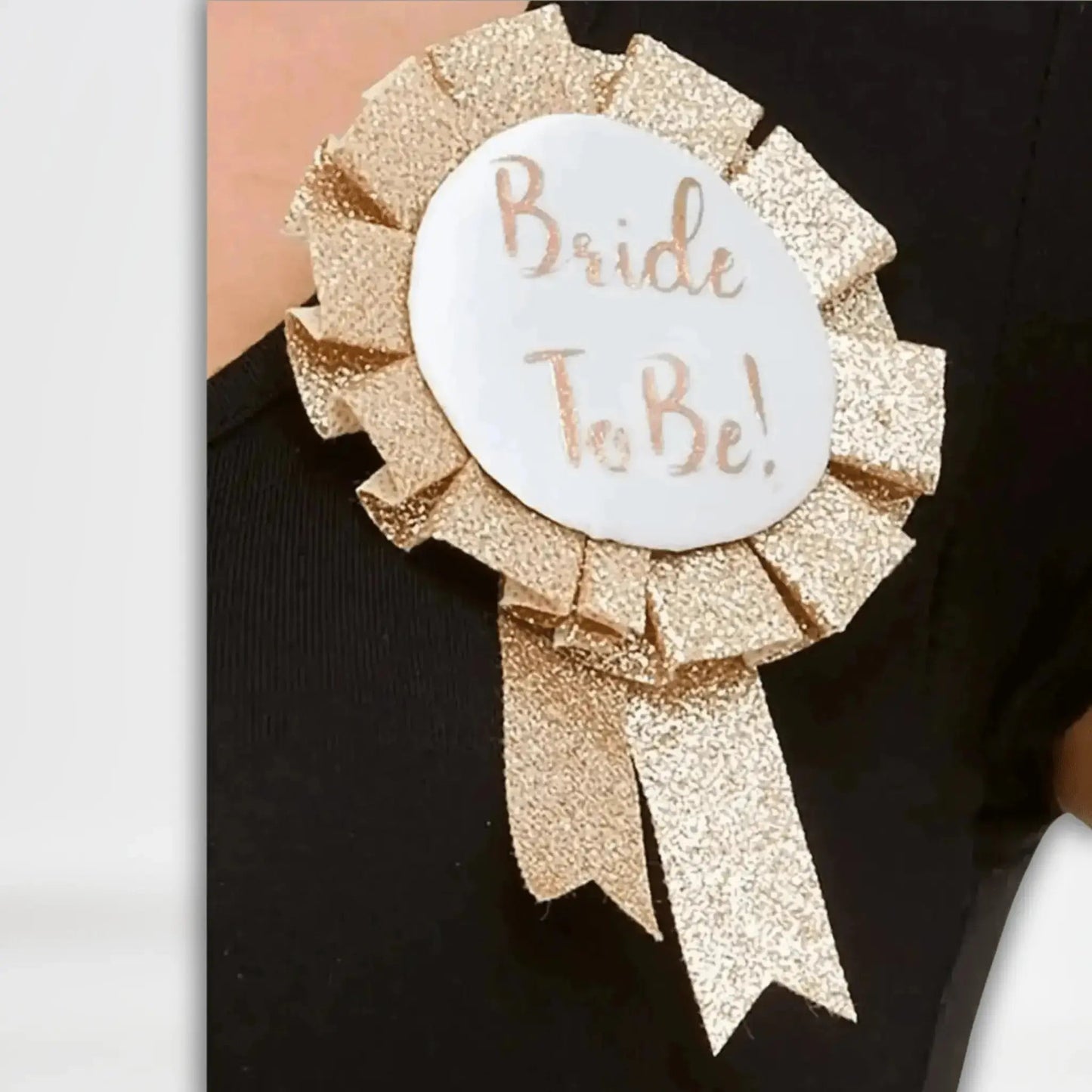 Bride - to - Be Rosette - Elegant Bachelorette Accessory | The Party Hut