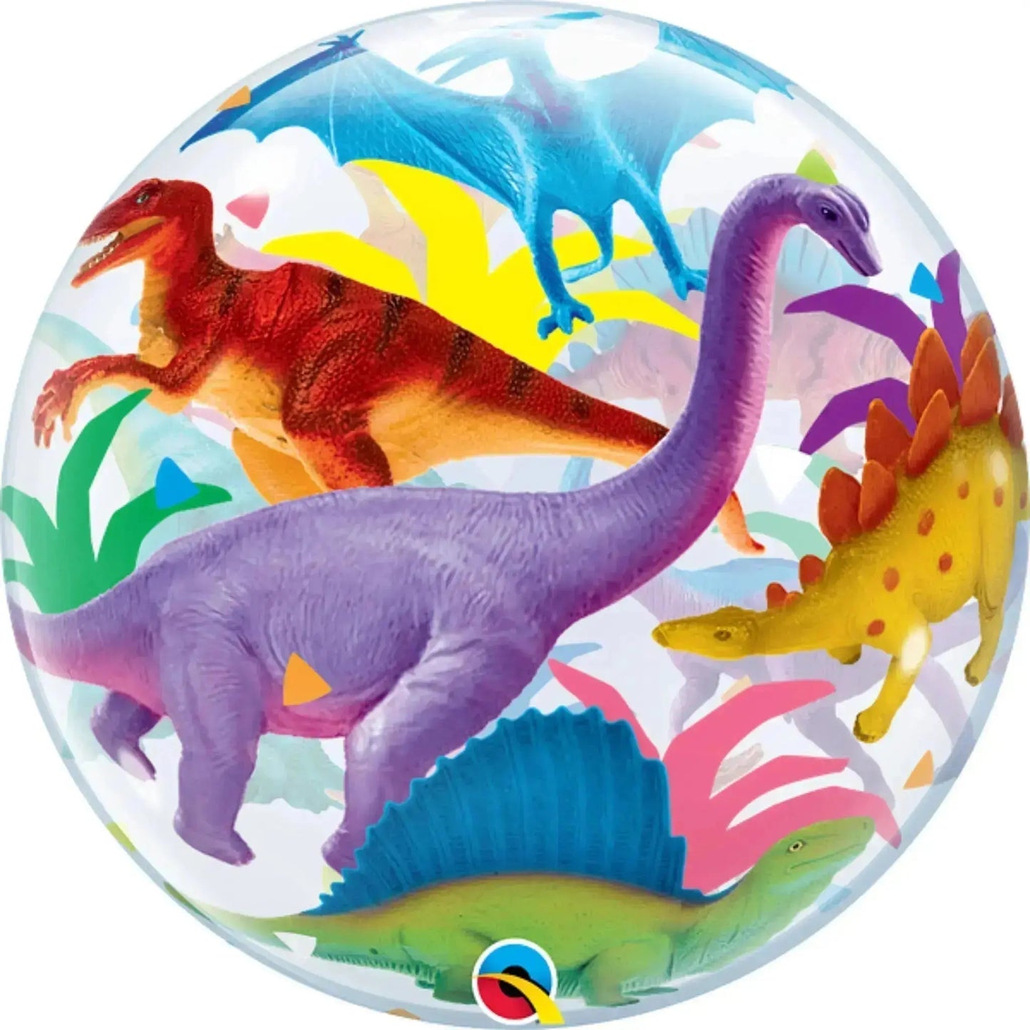 Bubble Balloon - Colourful Dinosaurs | The Party Hut