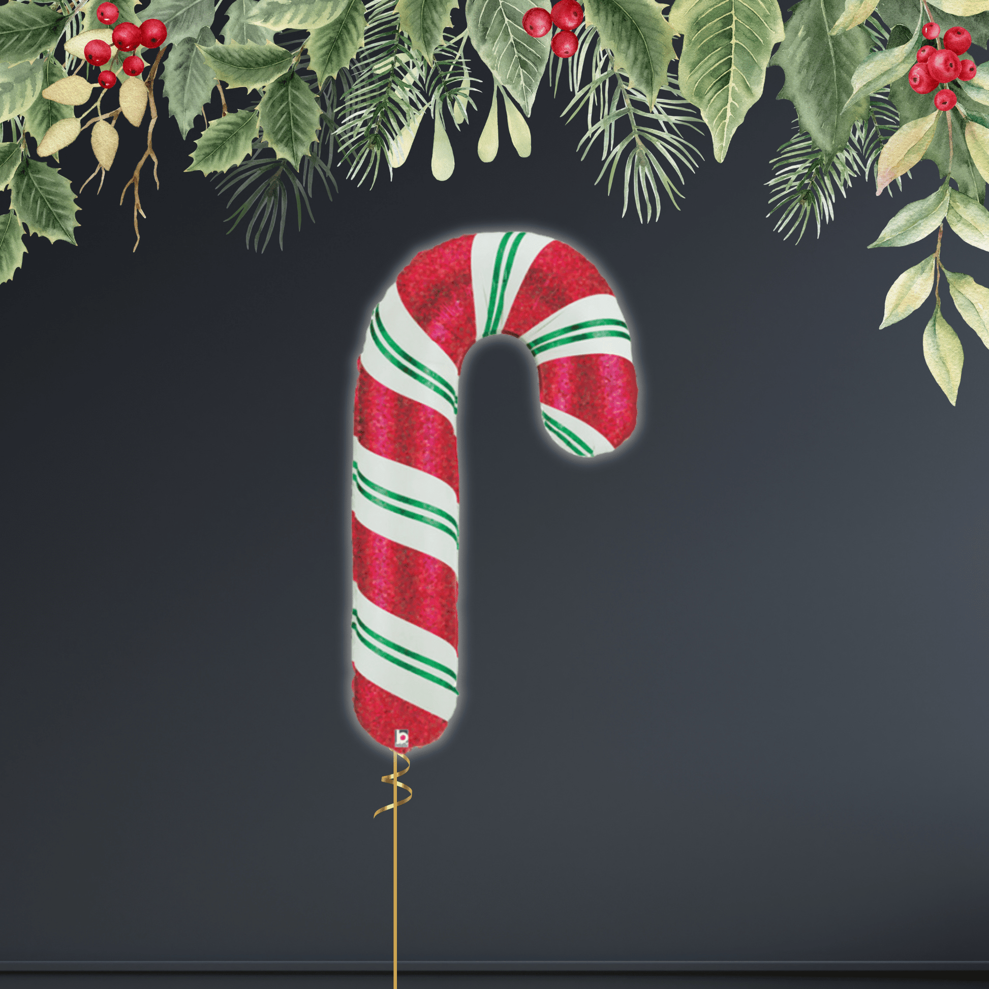 Candy Cane 35" Foil Balloon