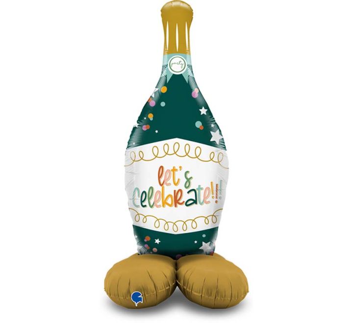 Champagne Bottle Celebration Stand up Display | The Party Hut