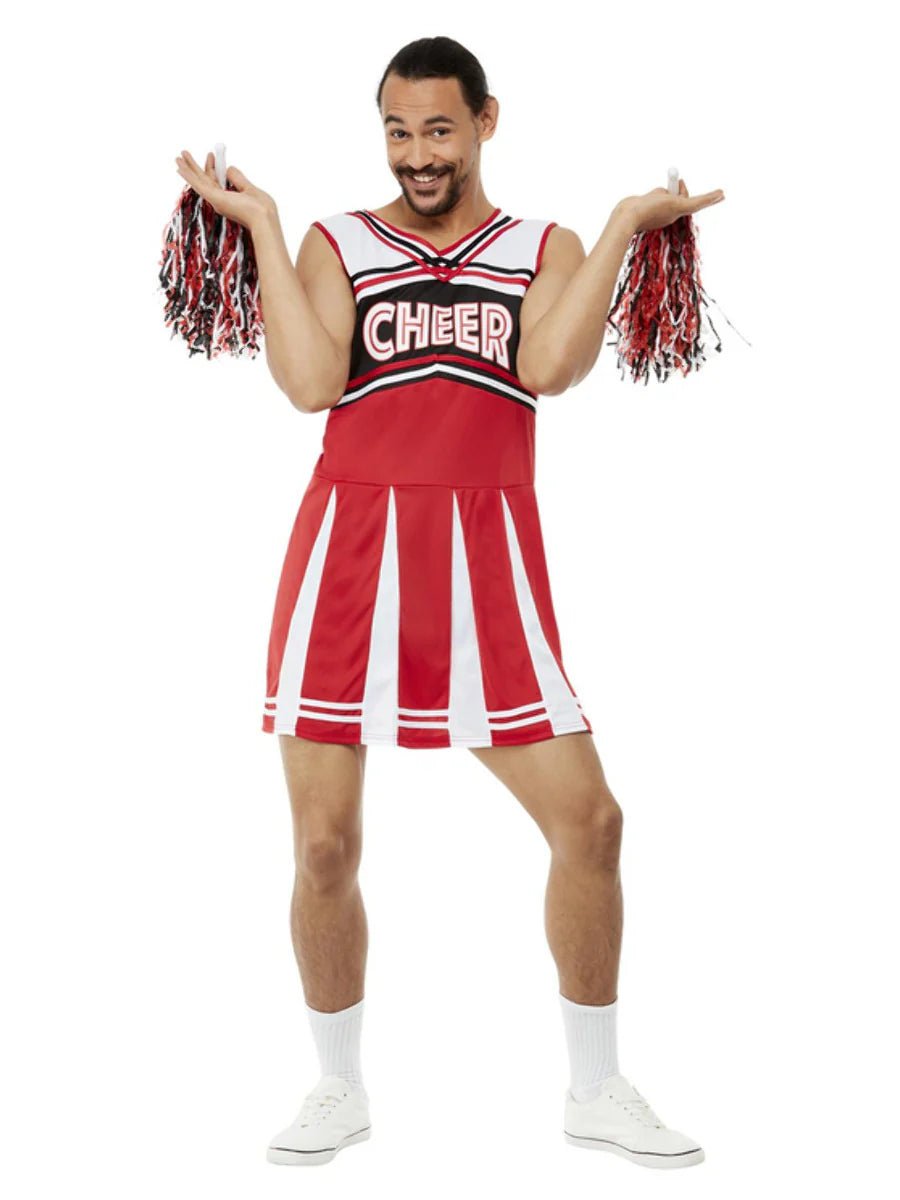 Red and White Cheerleader Costume - "Give Me A Cheer!" Spirit Outfit