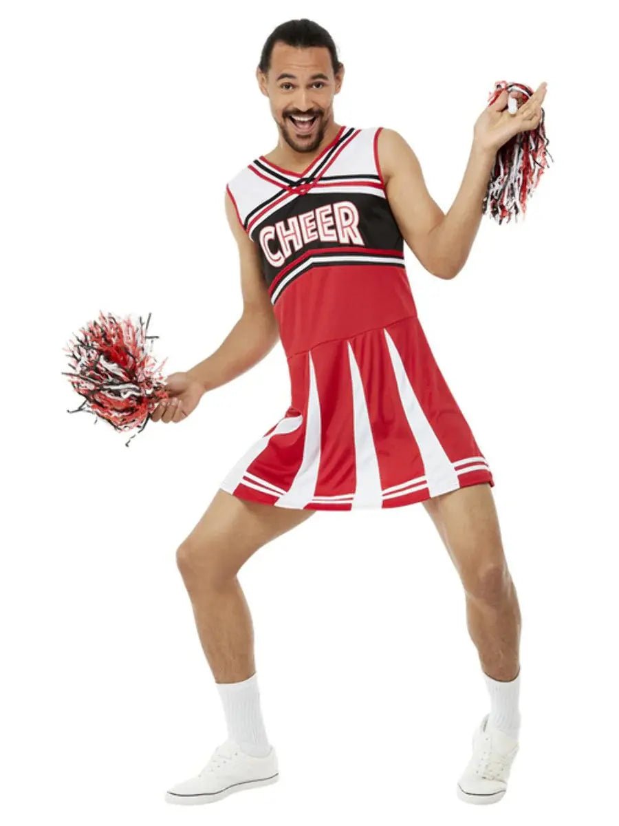 Red and White Cheerleader Costume - "Give Me A Cheer!" Spirit Outfit