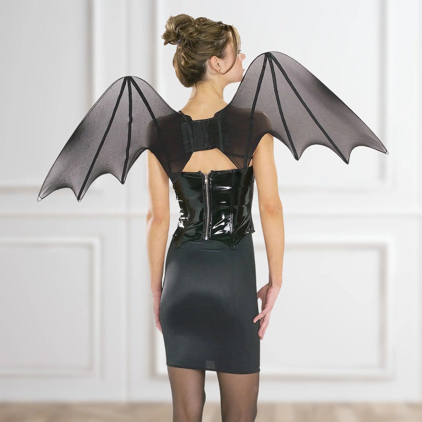 Chiffon Bat Wings – Enchanting Halloween Accessory | The Party Hut