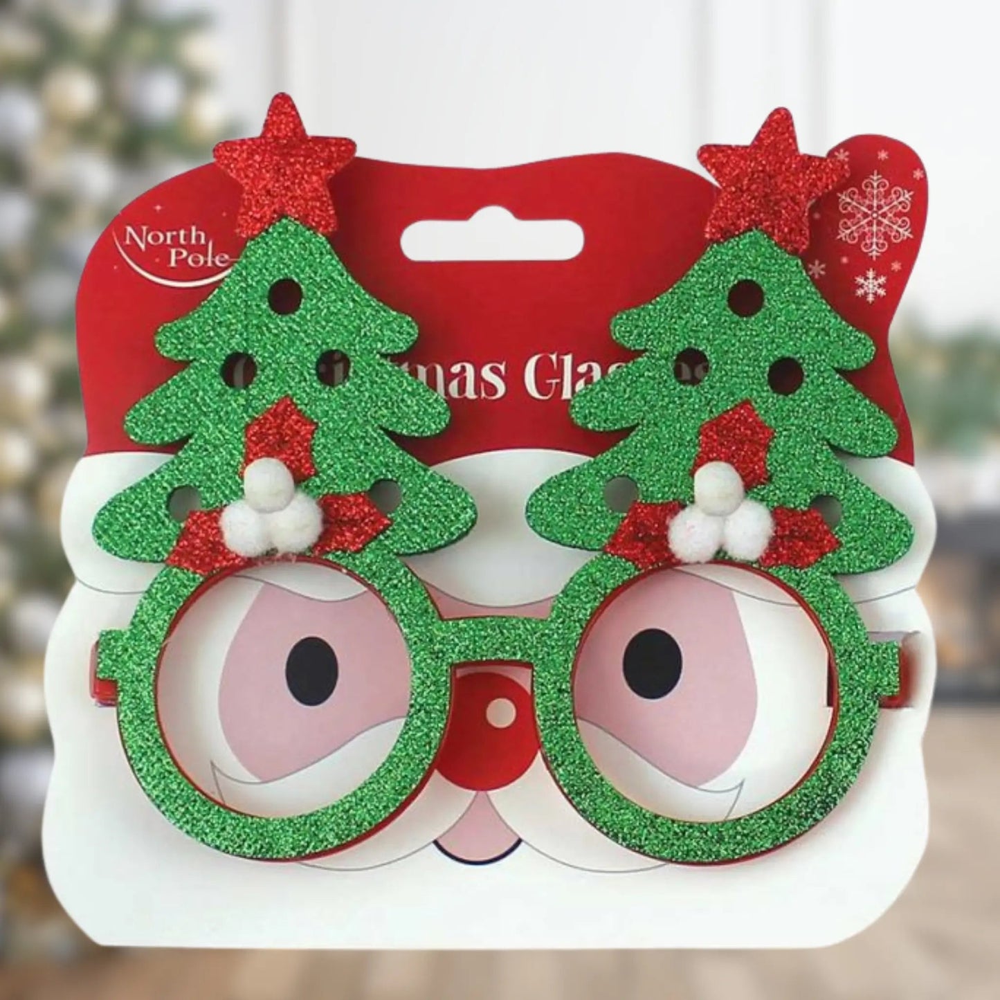 Christmas Tree Novelty Glasses – Festive Holiday Eyewear | The Party Hut