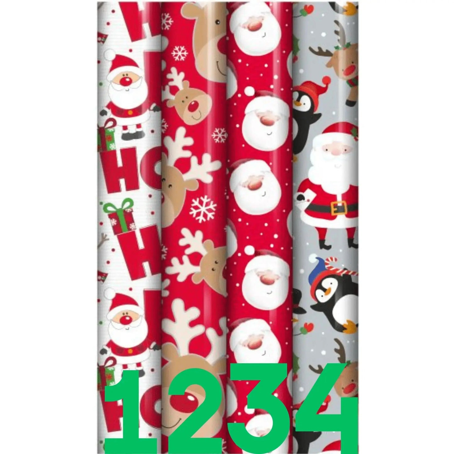 Christmas Wrapping Paper (Single roll wrap) | The Party Hut