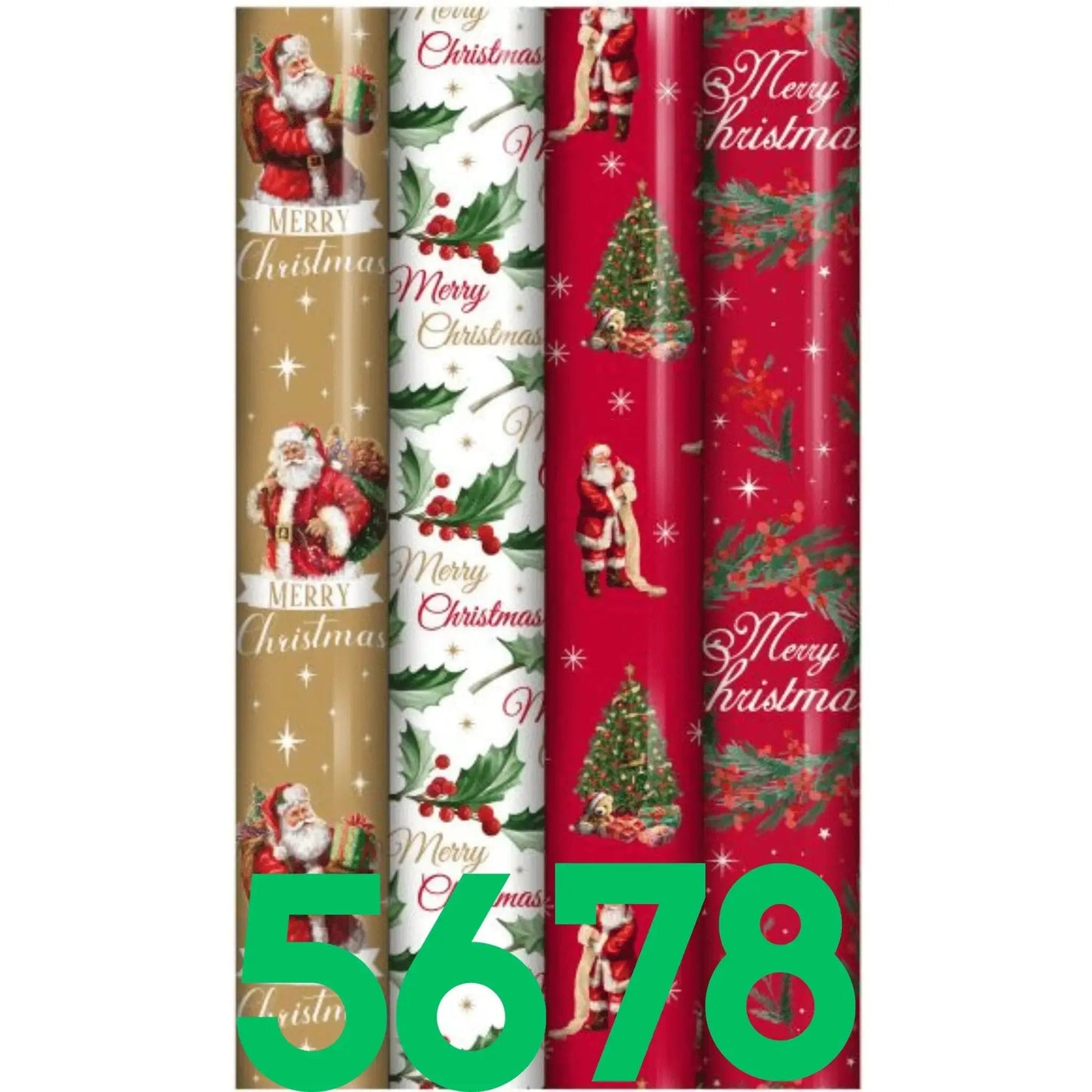 Christmas Wrapping Paper (Single roll wrap) | The Party Hut