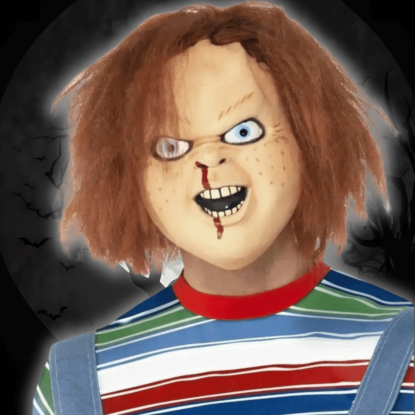 Chucky Latex Mask - Terrifying Killer Doll Face (Official) | The Party Hut