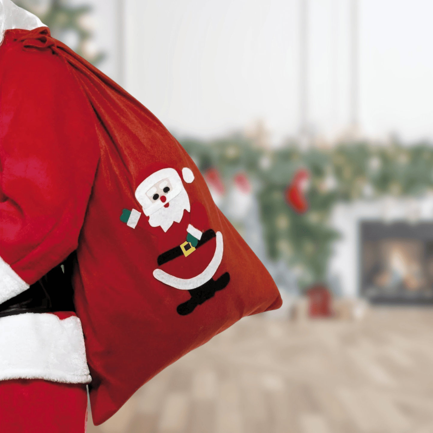 Classic Santa Sack – Large Christmas Gift Bag for a Festive Touch | The Party Hut