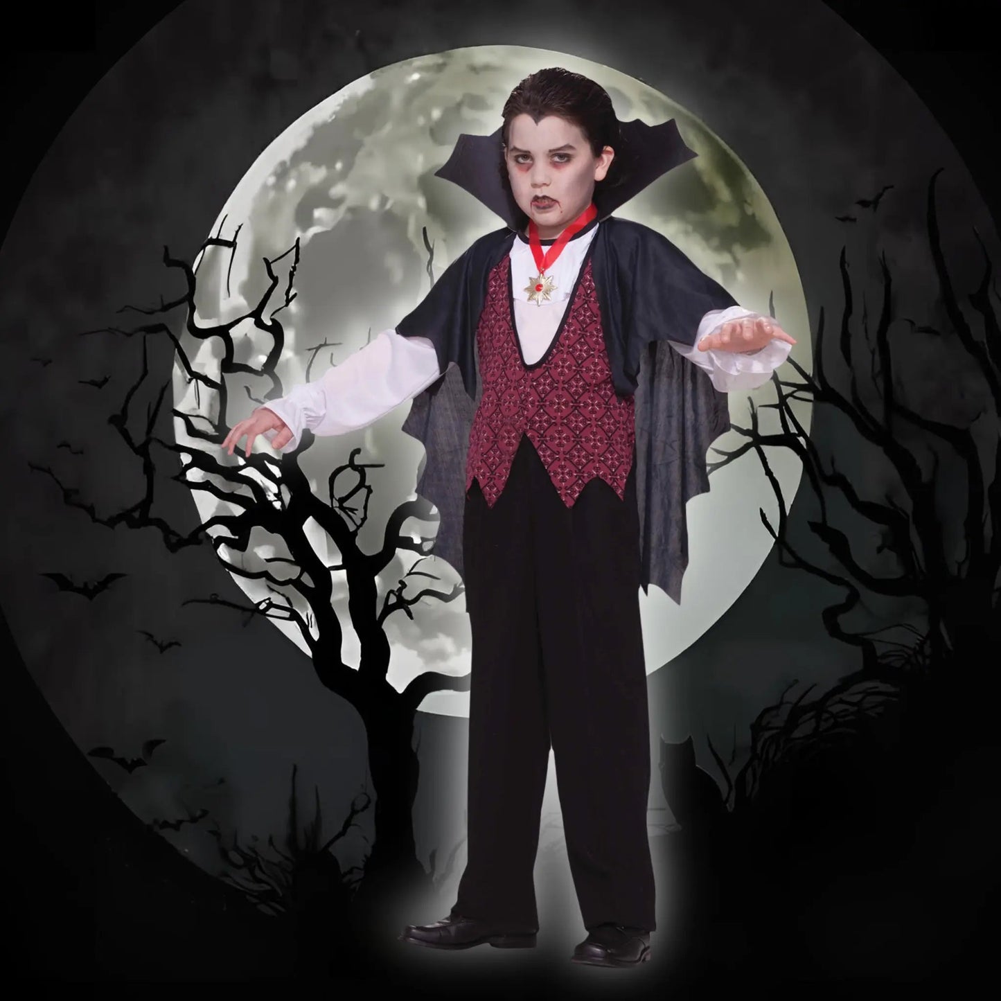 Classic Vampire Costume - Children's | The Party Hut