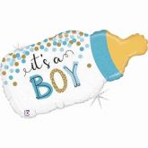 Confetti Baby Bottle Boy Packaged - 25136GH - P | The Party Hut