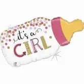 Confetti Baby Bottle Girl Packaged - 25135GH - P | The Party Hut