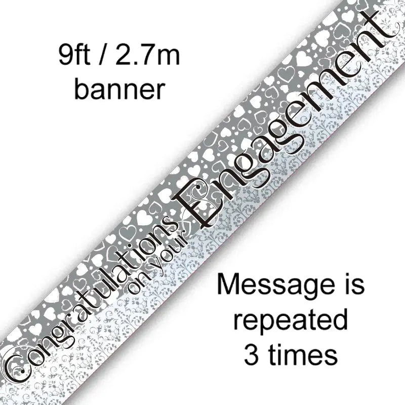 Congratulations On Your Engagement Banner