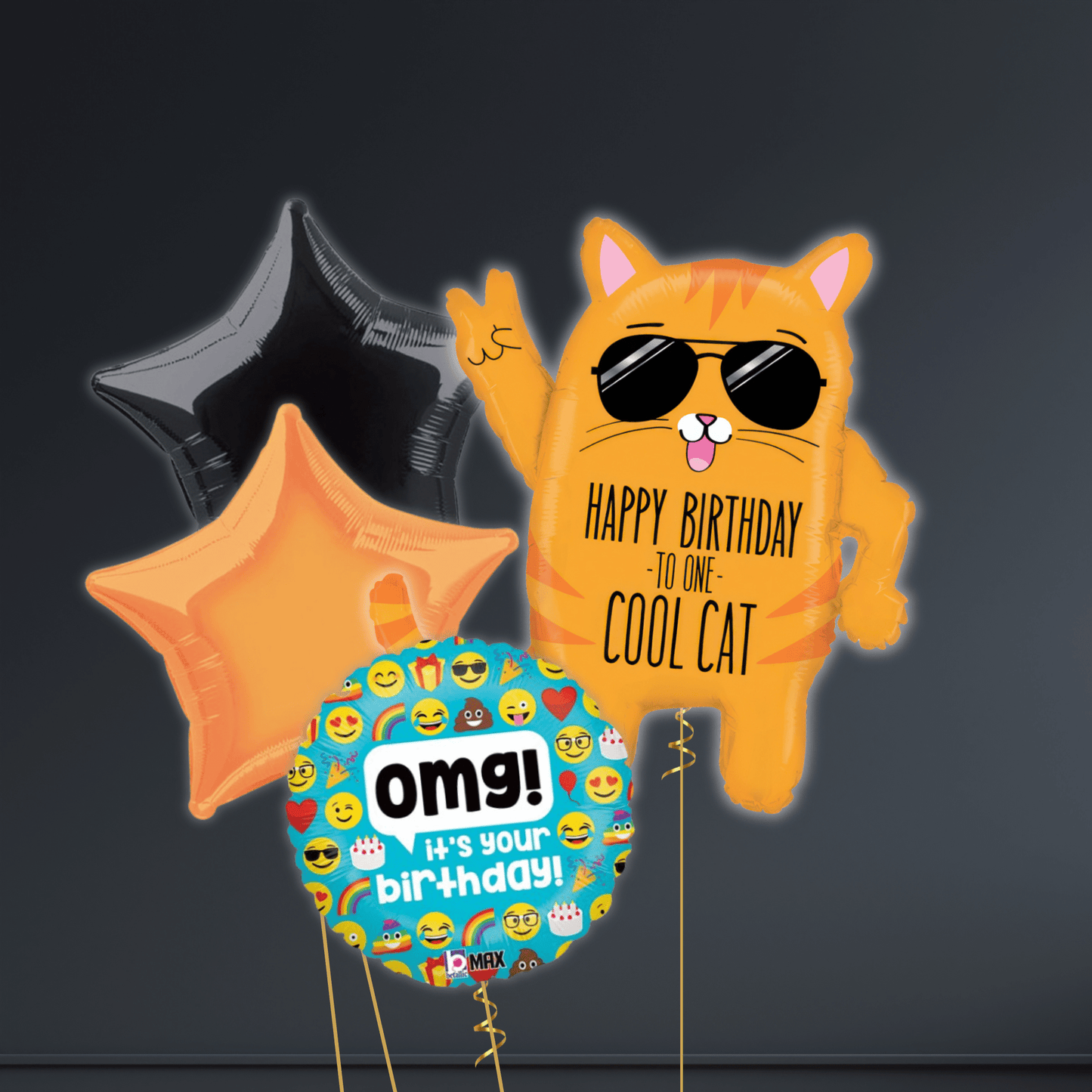 Cool Cat Birthday Balloon – 26” | The Party Hut