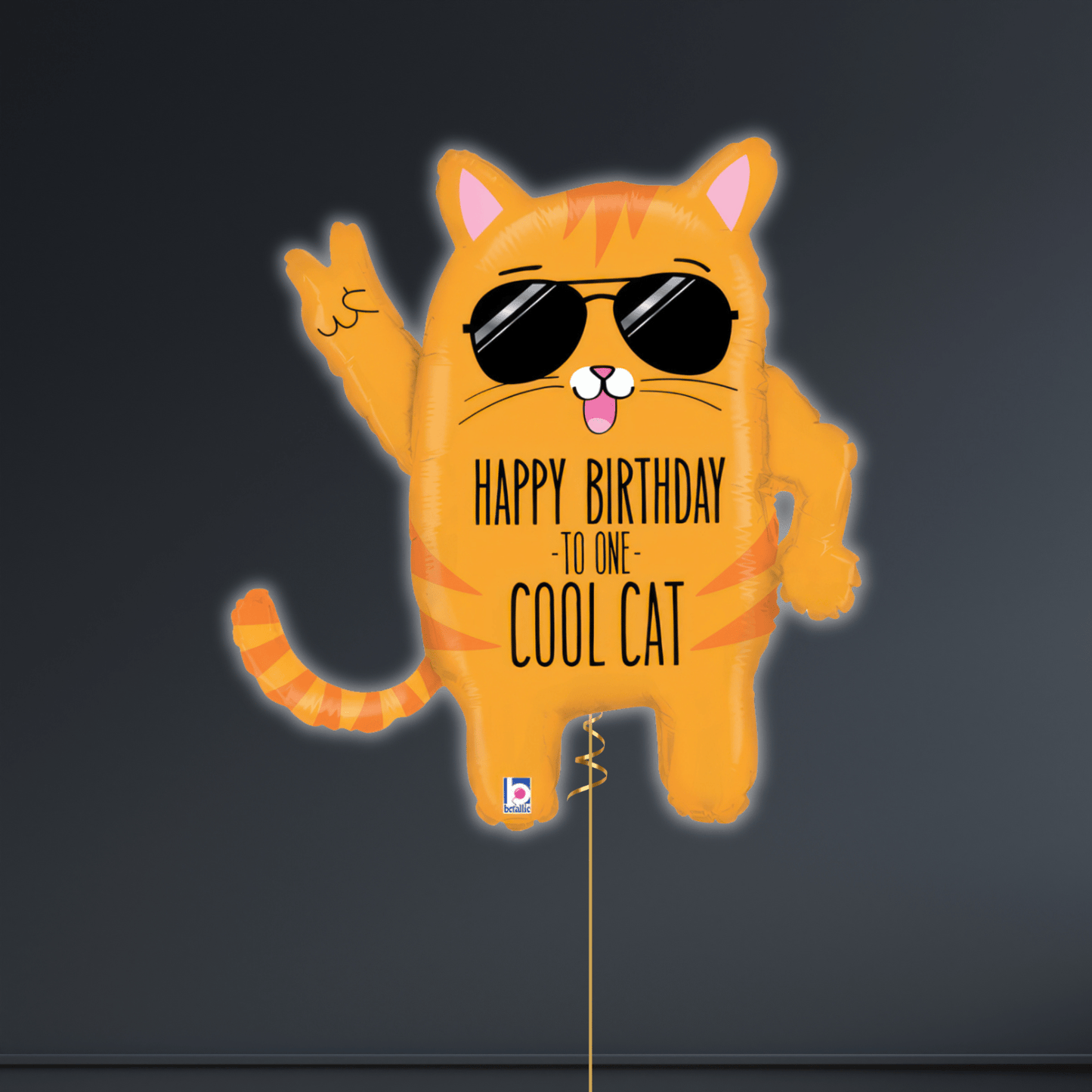 Cool Cat Birthday Balloon – 26” | The Party Hut