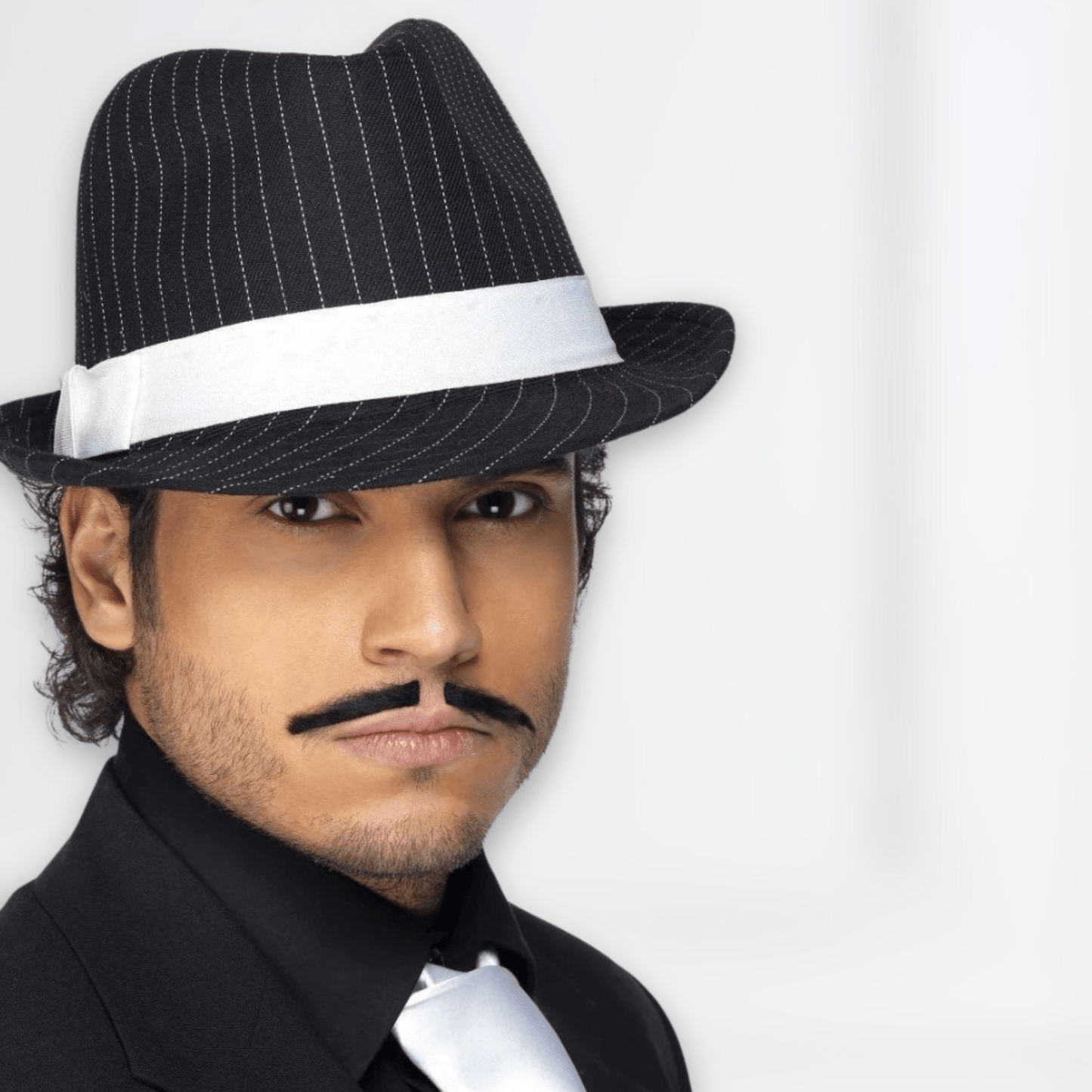 Deluxe Black Trilby Hat - Timeless Elegance | The Party Hut