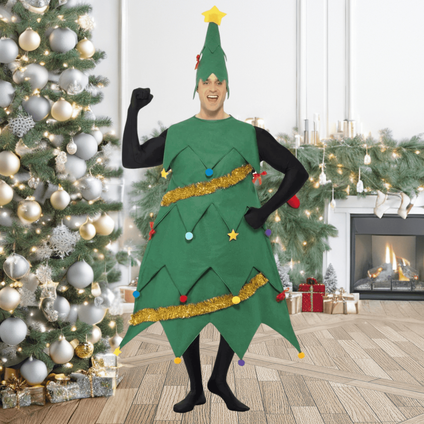 Deluxe Christmas Tree Costume – Festive Holiday Outfit for Christmas Parties and Events | The Party Hut