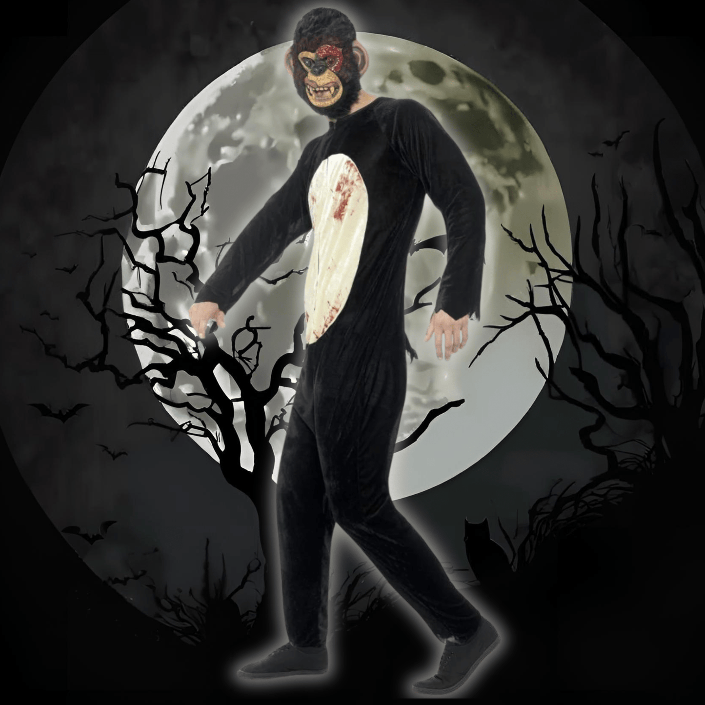 Deluxe Zombie Chimp Costume | The Party Hut