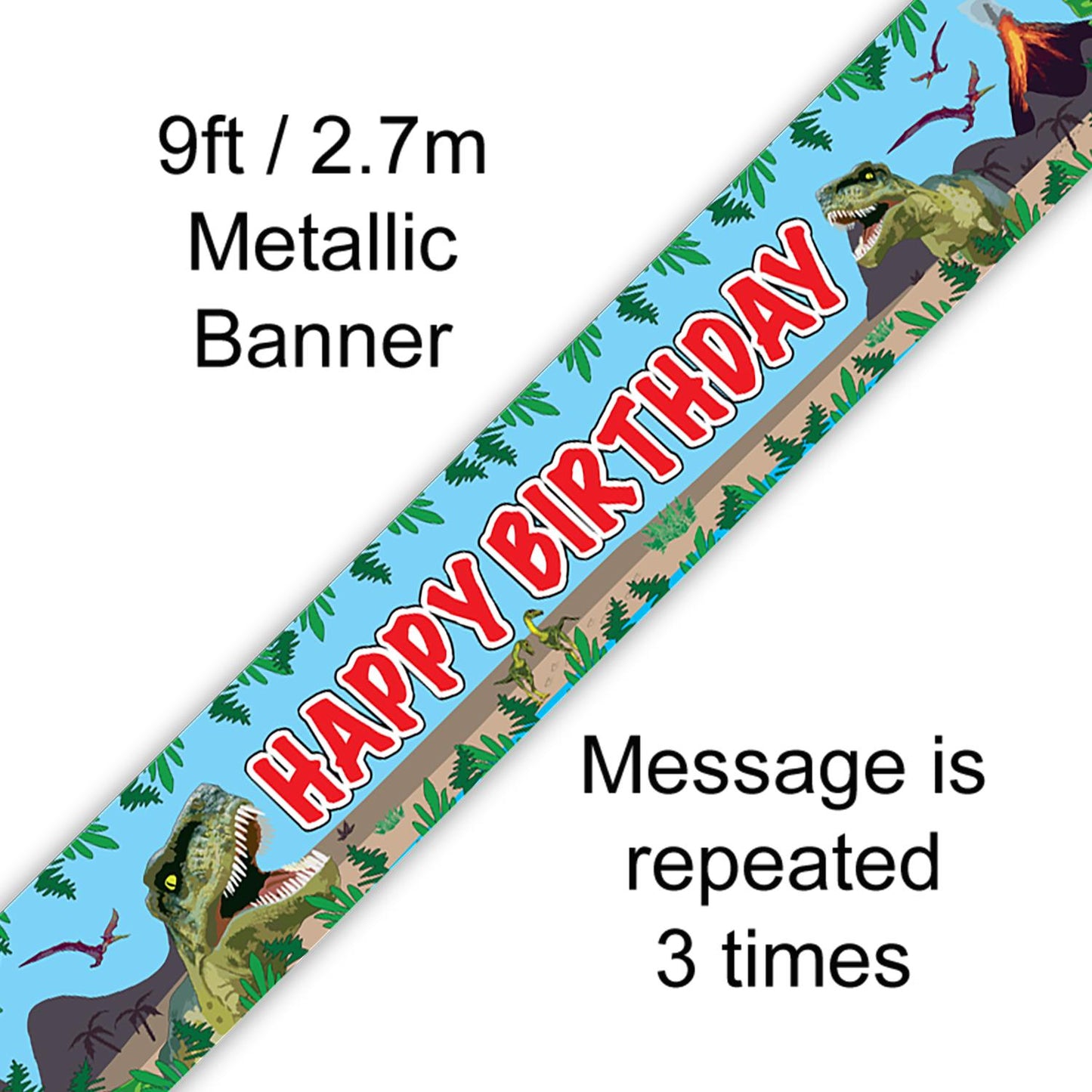 Dinosaur Birthday Banner | The Party Hut