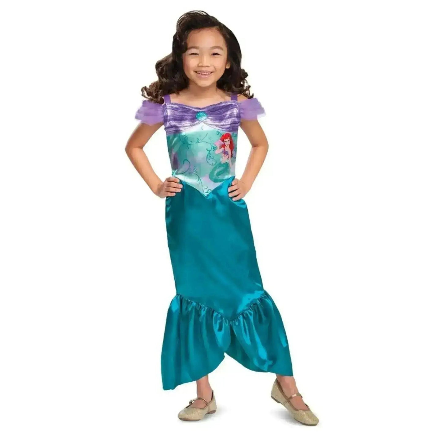 Disney The Little Mermaid Basic Plus Costume, Kids | The Party Hut