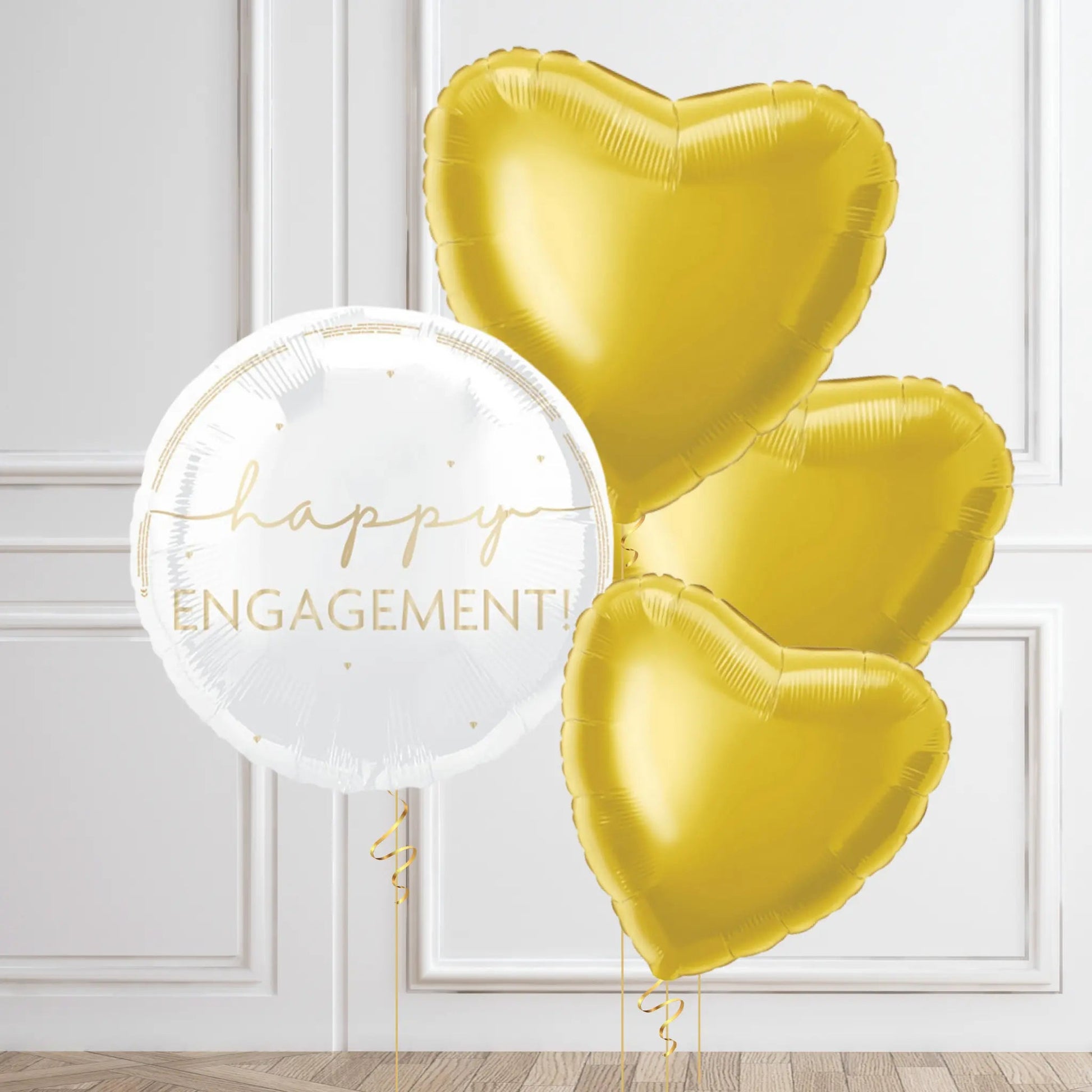 Elegant Engagement Balloon Bouquet