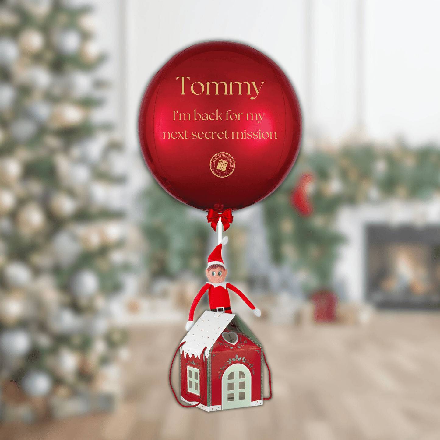 Elf Secret Mission Balloon Display | The Party Hut