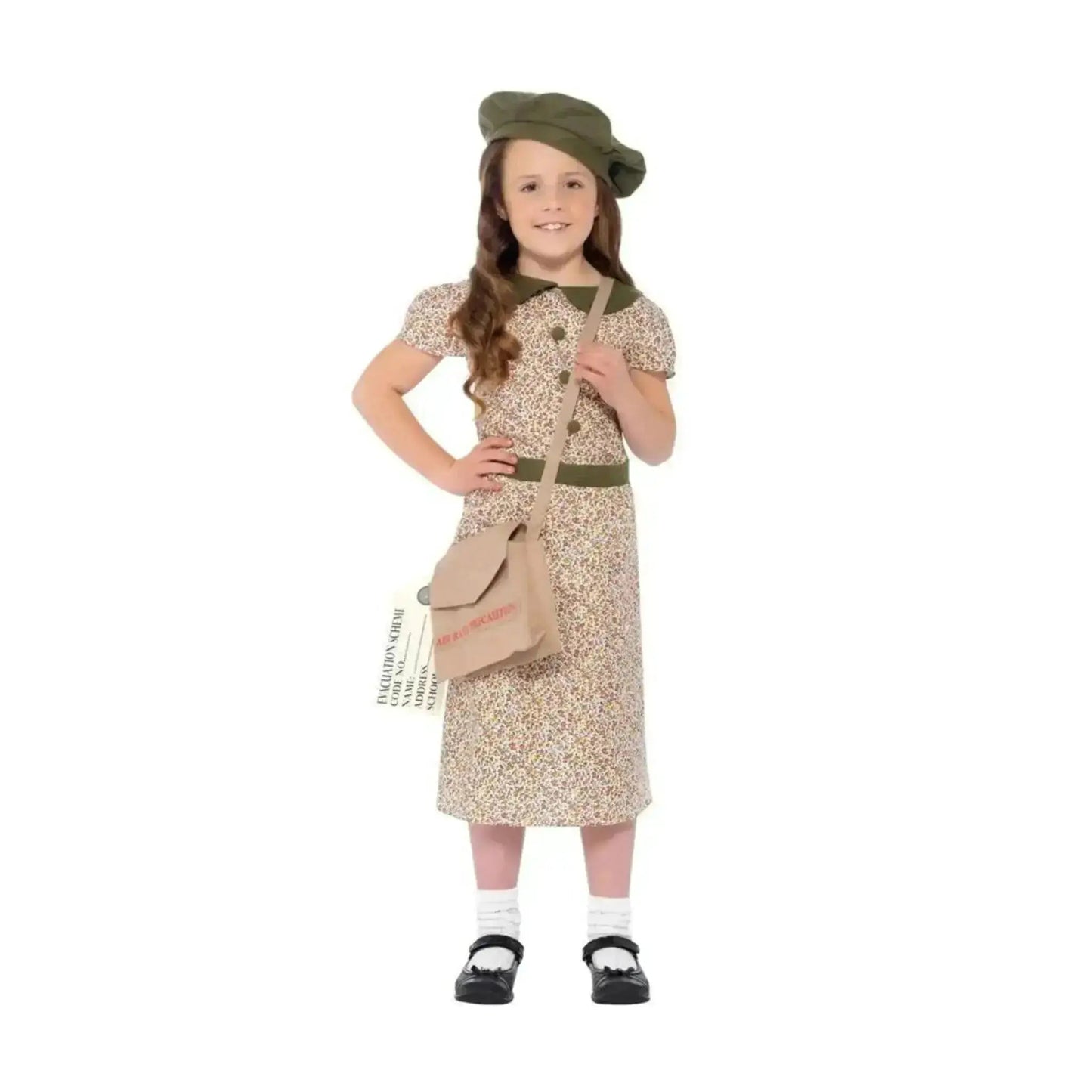 Evacuee Costume (Girls/Kids) | The Party Hut