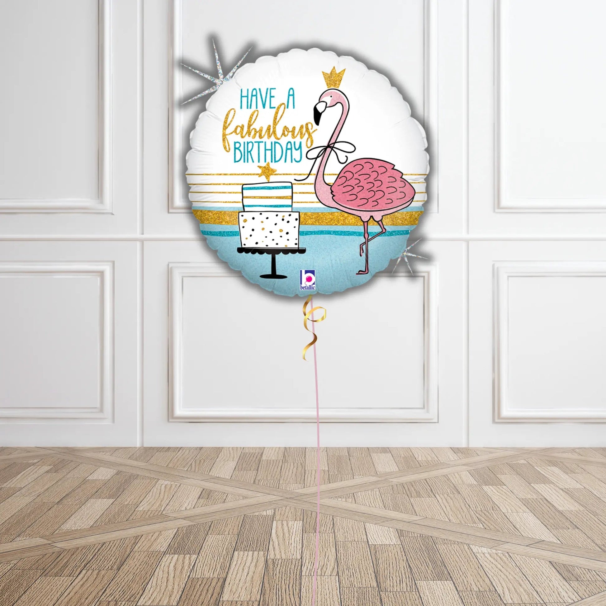 Fabulous Flamingo Birthday Balloon Set