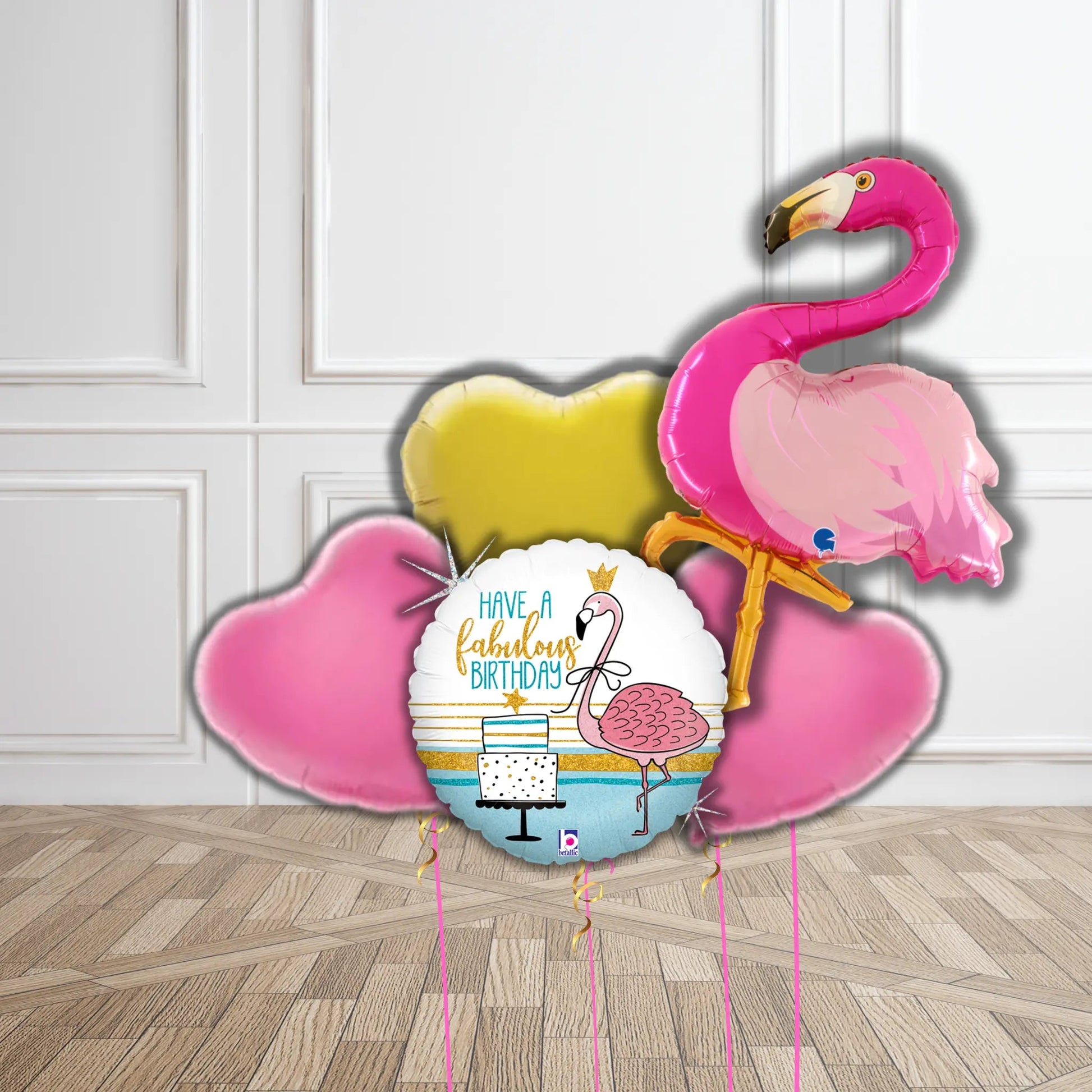 Fabulous Flamingo Birthday Balloon Set