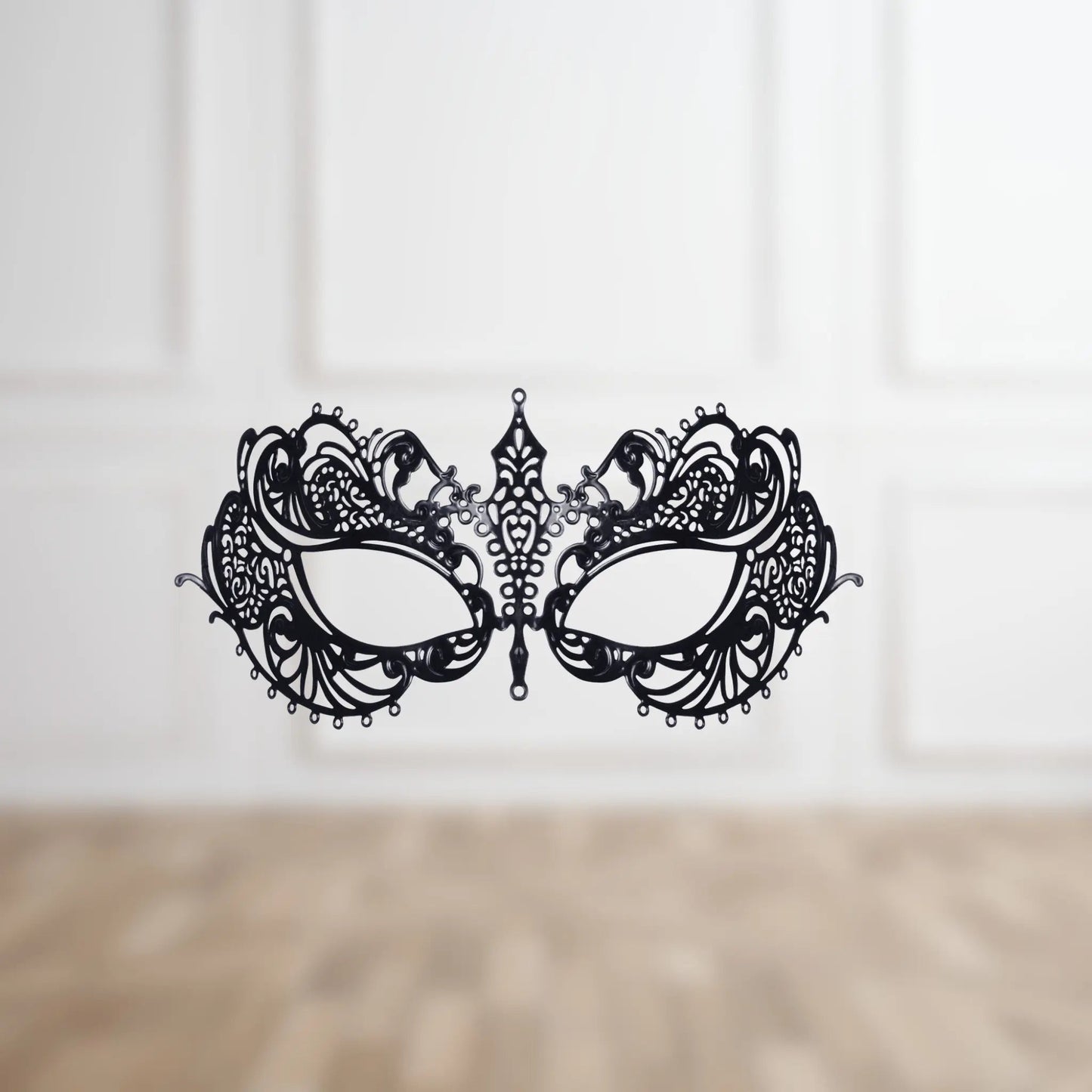 Filigree Blooming Metal Mask – Elegant Masquerade Accessory | The Party Hut