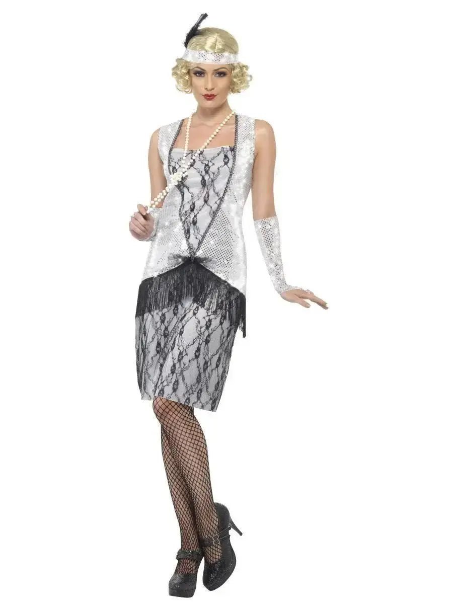 Flapper dress costume uk hotsell