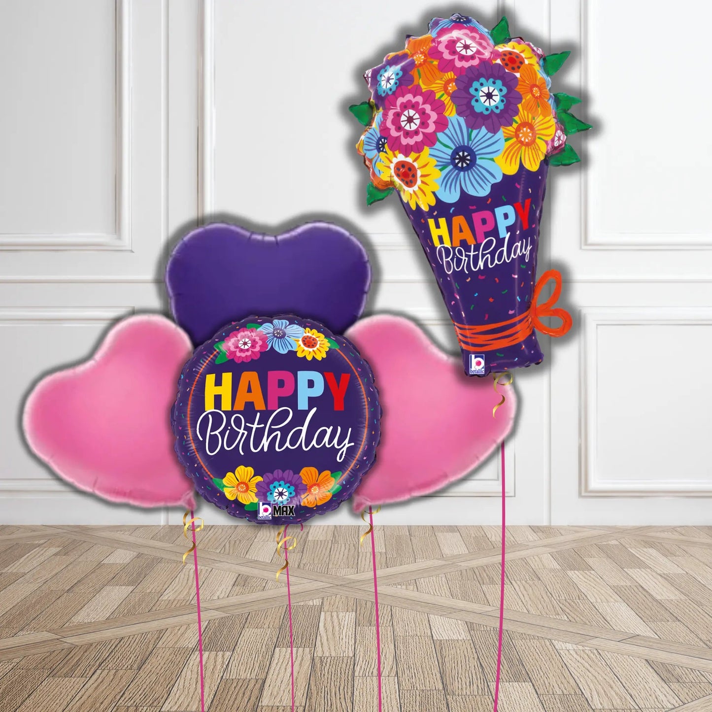 Floral Bouquet Birthday Balloon Bouquet | The Party Hut