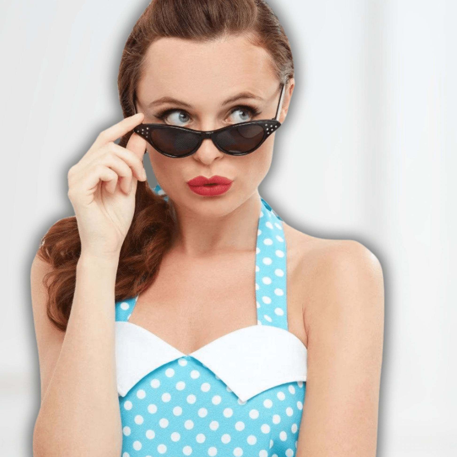 Flyaway Rock & Roll Sunglasses - Retro Diamante Glam